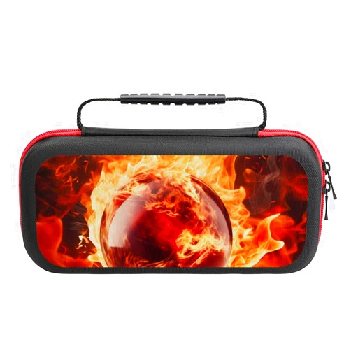 Generic Fireball Carrying Case Protective Hard Shell Travel Bag Storage Bag Gaming Case Compatible with Switch