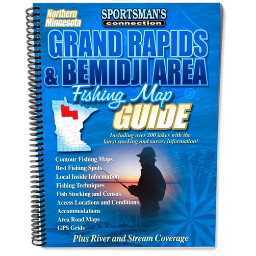 Sportsman's Connection,Jim Billig Northern Minnesota Grand Rapids & Bemidji Area Fishing Map Guide