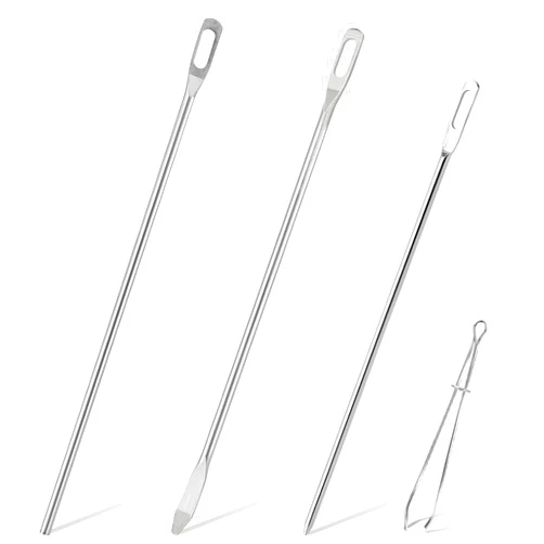 Salbsever 3Pcs Quick & Easy Threader Drawstring Replacement Tool Metal Hoodie String Puller Threader Drawstring Threader Tool Metal with 1pcs Tweezers Clip Needle for Jackets,Swim Trunks,Pants,Sweatpants
