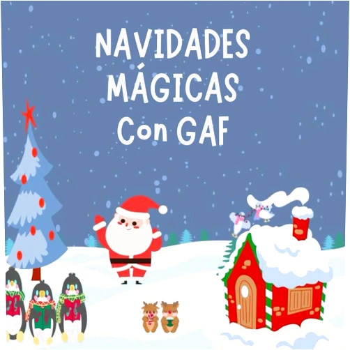 Lucía Otero Rama,Isabel Ramos Breijo,Sabela Cagiao Branco,Sara González Veiga,Roberto Novo Rey,Miguel Biurrun González,Juan José Lada Vilariño,Ángeles López Mouriño,Rita Pereira Fernández,Andrea Enríquez Maseda Navidades Mágicas con GAF (Spanish Edition)