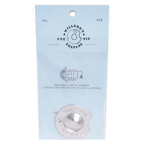 Willard's CueTip Products Willard Cue Tip Shaper - Pros Nickel Radius