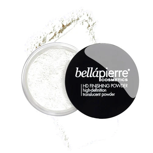 bellapierre HD Finishing Powder | Translucent Setting Powder | Poreless Shine-Free Matte Finish | Lightweight Gentle Formula | Non-Toxic & Paraben Free | Cruelty Free Mineral Makeup