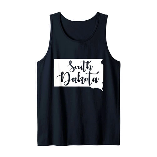 South Dakota SD 1889 Weißwedelhirsch South Dakotan South Dakota SD 1889 White Fridge Deer South Dakotan Tank Top