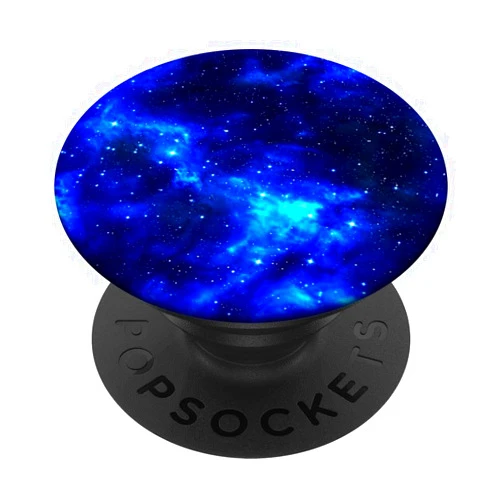MarabonsDesignsForGalaxyFans Galaxy Nebula Space Universe Stars Cosmos Blue PopSockets Standard PopGrip