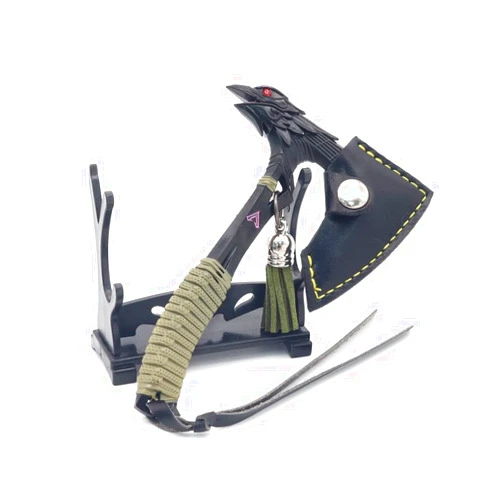 Superbuybox APEX Bloodhound Heirloom Axe Dagger Metal Raven's Bite Game Collection Desk Decoration Backpack Pendant Party Supplies Gift