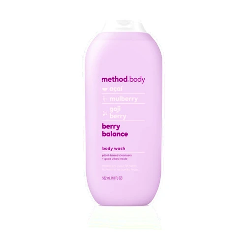 Method Body Wash, Berry Balance, Paraben and Phthalate Free, 18 oz (Pack of 1)