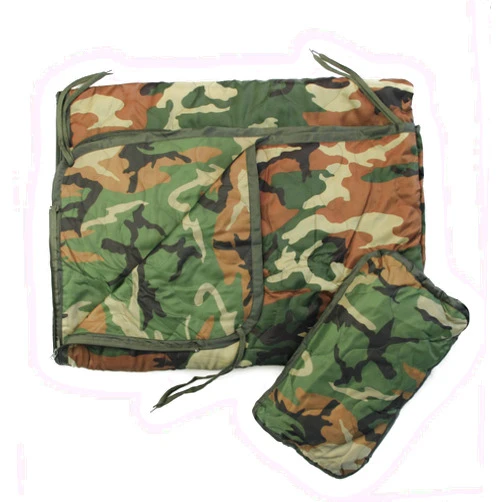 Dragoon Unlimited Poncho Liner, Woobie with Zipper and Zippered Head Port, 3-Sided Zipper, Pillow & Stuff Sack Included