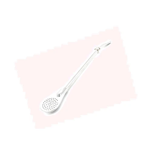 Matear Traditional South american bombilla | Stainless Steel | Ergonomic design for Yerba Mate drinking & Loose leaf Tea | Economic Line | “SPOON Style” Filter Straw 7½ in, 19 cm long (Spoon Style)…
