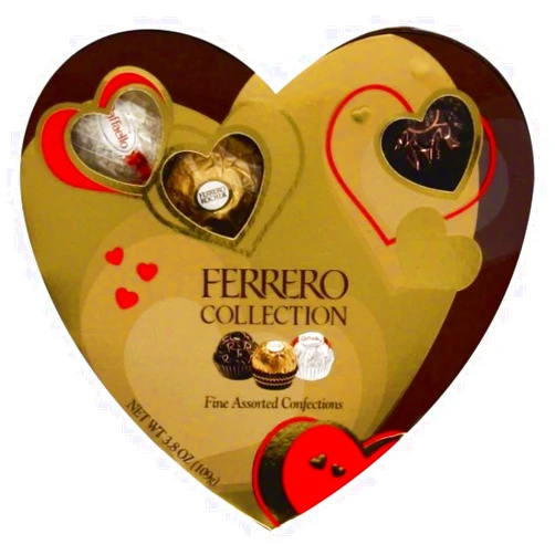 Ferrero Collection Fine Assorted Confections, Valentine's Day Heart - 3.8oz