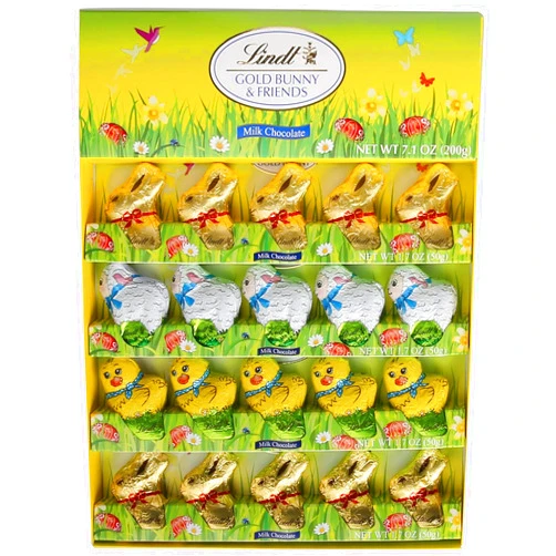 Lindt Gold Bunny and Friends Milk Chocolate 7.1 oz