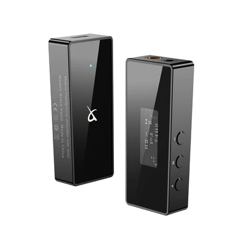 Syeindunce TRN Black Pearl Portable Headphone Amplifier - Dual CS43131 DAC, 4.4mm Balanced/3.5mm Output, Hi-Res 384kHz/32bit & DSD256 Support (Black)