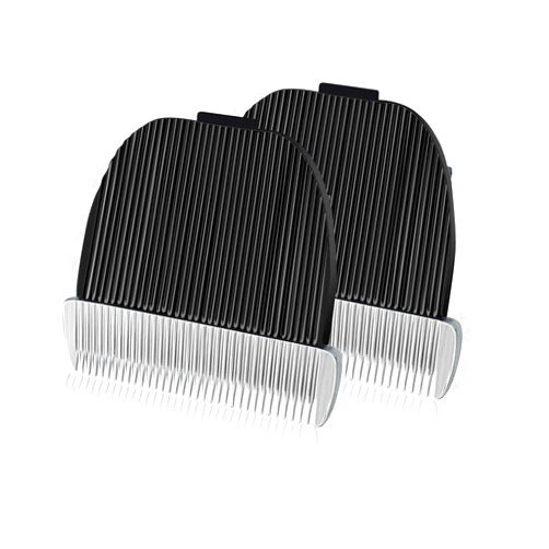 DODAER 2 Pack Replacement Blade Compatible with oneisall Low Noise Dog Clippers, Made of Ceramic Blade & Stainless Steel Blade
