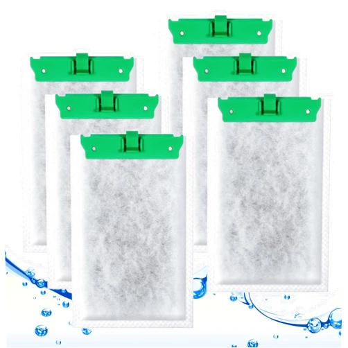 Lxiyu Aquarium Filter Cartridge Compatible with Tetra Whisper Bio-Bag Power Filters, Replacement Filter Cartridges for Tetra ReptoFilter Cartridges Aquariums (6 Packs, Medium)