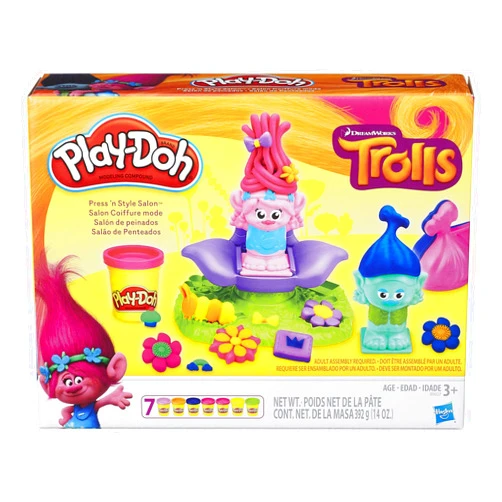 Play-Doh Trolls Press N Style Salon Model Kit