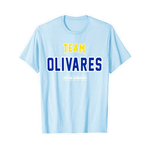 Proud Family Olivares Surname Apparel Team Olivares Gift Proud Family Last Name Surname T-Shirt