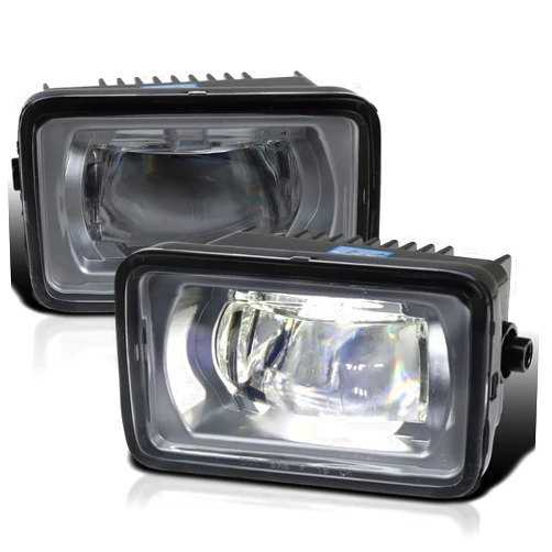 Spec-D Tuning Smoke Lens LED Fog Lights + Built-In LED Bulbs Included Compatible with 2017-2018 Ford F250 F350 Super Duty L+R Pair Assembly
