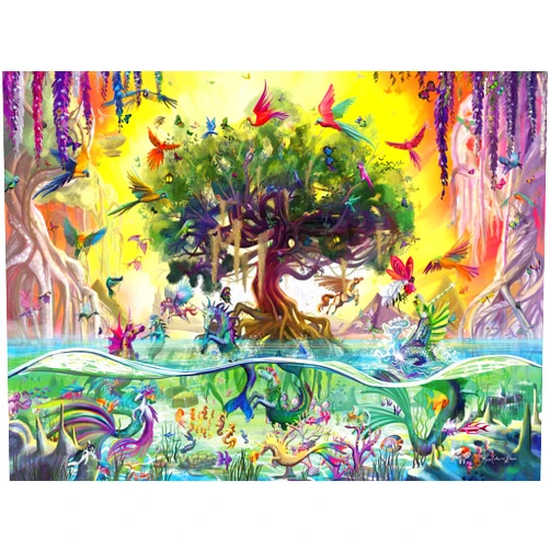 Ravensburger Beautiful Sea Unicorn & Friends 1500 Piece Jigsaw Puzzle for Adults -12000798 - Handcrafted Tooling, Made in Germany, Every Piece Fits Together Perfectly
