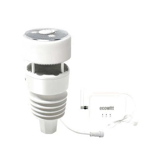 ECOWITT GW3001 Weather Station, Includes GW3000 Wi-Fi & Ethernet Gateway and WS90 Sensor Array, with SD Card Port, Indoor Outdoor Temp/Humidity/Rain/Anemometer/Barometric/Solar&UV Light, 915 MHz