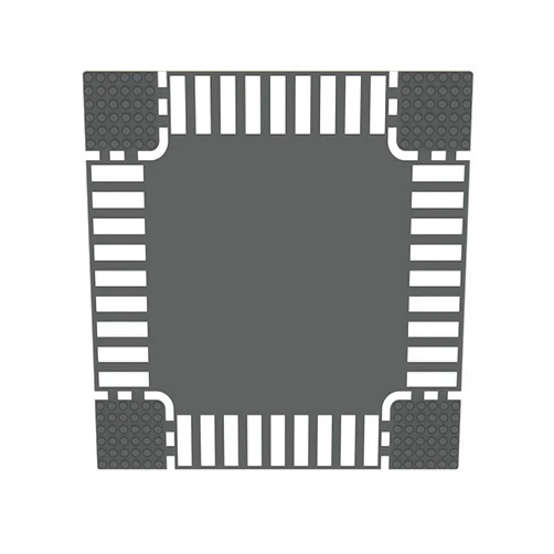 Ulanlan Building Bases for City Roads, Towns, Garages and More, Classic Road Baseplate 10