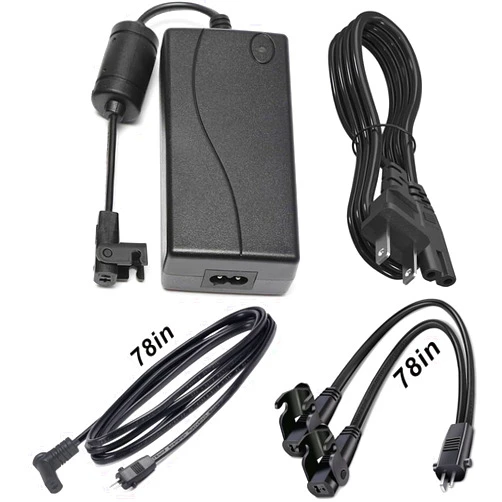 Ousaly Dual Motor Power Kit - Universally Power Cord for Recliner Chair - 2-Pin 29V2A Adapter with Extension L and Y Splitter Extension Cord Shape Cable Cord for Lift Chair, Recliner Sofa, Recliner Couch ﻿