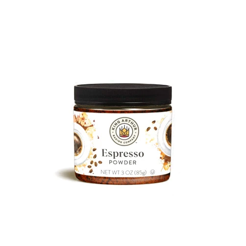 King Arthur Espresso Powder: Premium Baking Extract for Rich Chocolate Flavoring, 3 oz Reusable Jar, Kosher Certified - Enhance Your Desserts with Instant Coffee Intensity