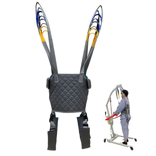 CLOSEHO Patient Lift Sling with Four Point Support, Patient Lifter Medical Lift Equipment Full Body Transfer Belt Strap Medical Hoist Standing Aids for Ambulating Support Training,500lbs ( Size : Medium )
