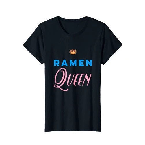 Ramen Queen Kawaii, Neko, and Unicorn Tees Ramen Queen Kawaii Ramen Foodie Girl's T shirt