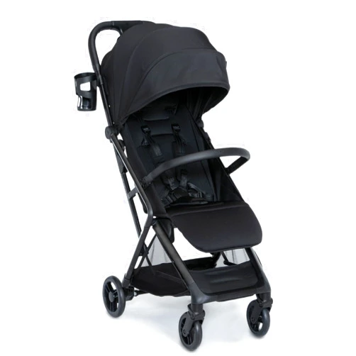 Delta Children Icon Ultra Compact Travel Stroller - Greenguard Gold Certified, Black