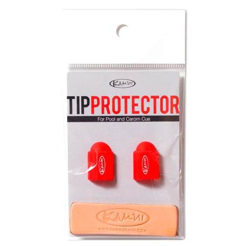 KAMUI Billiard Cue Tip Protector 2-Pack Leather Burnisher