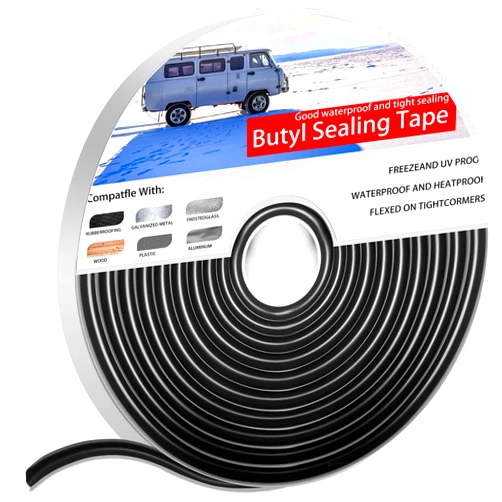 DeaLott Butyl Sealant Tape 3/8''×13', Butyl Rubber Sealant,Promote Sealing Purpose- ​autty Tape for Automotive (Car, RV, Marine) for Installing Car Part, Windows, Doors and Windsh