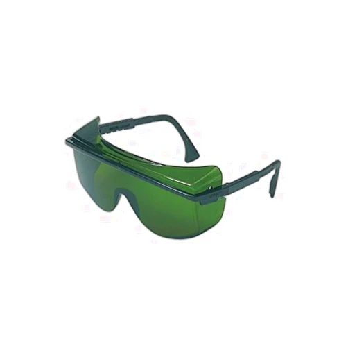Honeywell S2508 Uvex Astro OTG 3001 Shade Rated Welding Lenses, Standard, Black with Green Lens