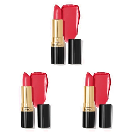 REVLON Super Lustrous Lipstick, Lip Makeup Gift, Stocking Stuffers for Women, Creamy, Moisturized Feel in Pinks, Pink Velvet (423), 0.15 oz (Pack of 3)