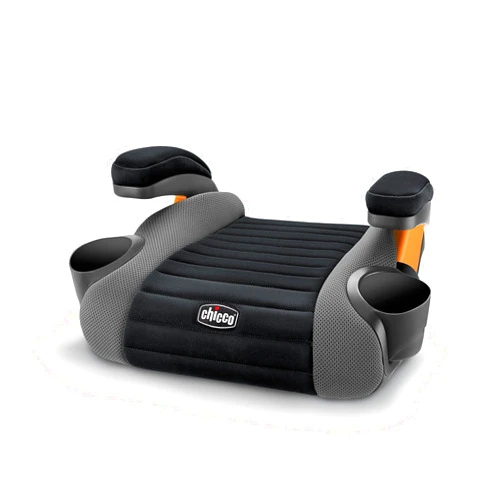 Chicco GoFit Backless Booster Car Seat, Travel, Portable Car Booster Seat for children 40-110 lbs. | Shark/Black/Grey