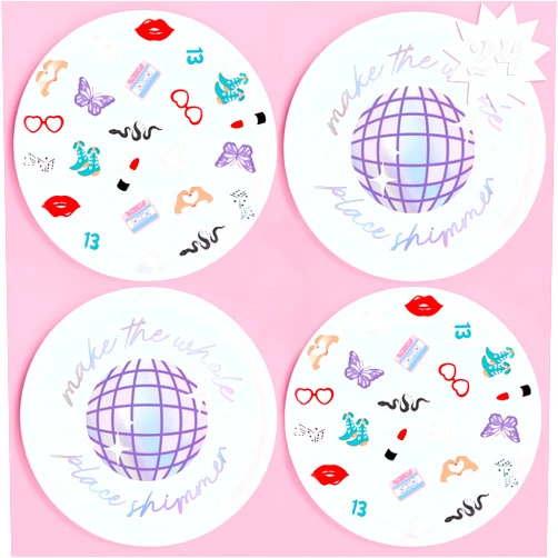 xo, Fetti Era's Party Paper Plates | 24pcs. 9