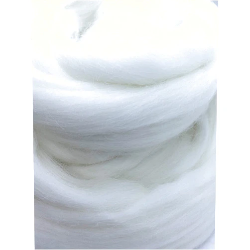 Shep's Wool Bright White Wool Roving Merino Shep's Wool Merino White Felting Wool | Felting Wool & Spinning Wool | Wool Roving for Felting or Spinning | Ideal for All Skill Levels and Creative Uses (1 lb)