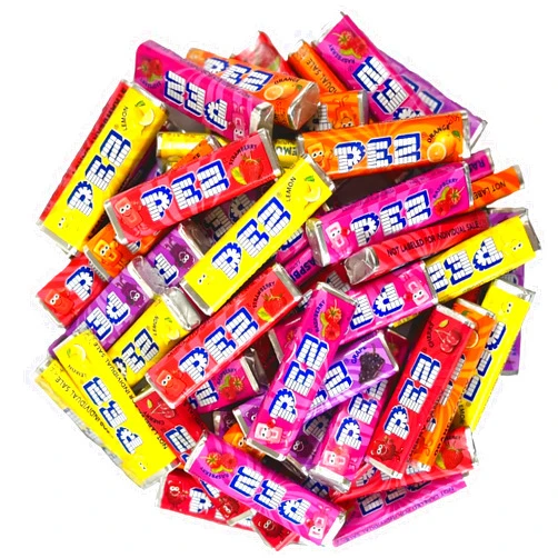 TheCandyCo PEZ Candy Refill Rolls, 1 lb Variety Bag
