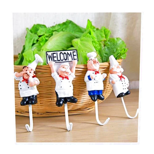 Edtoy Cartoon Wall Mounted Hooks Rack, Hooks Kitchen Home Restaurant Keys Decorative (004#)
