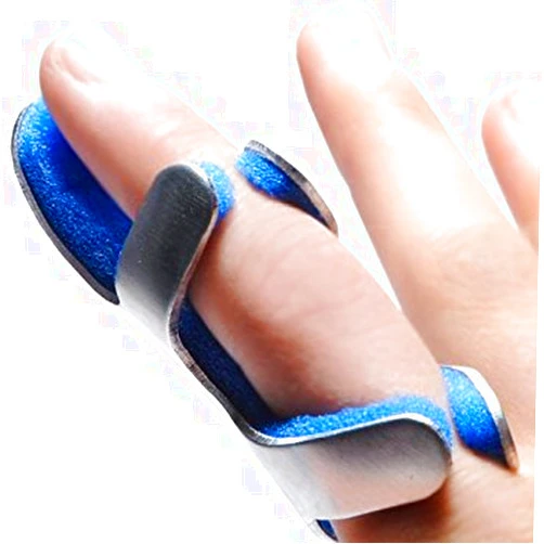 HealthStar Padded Frog Type Finger Splint, Medium