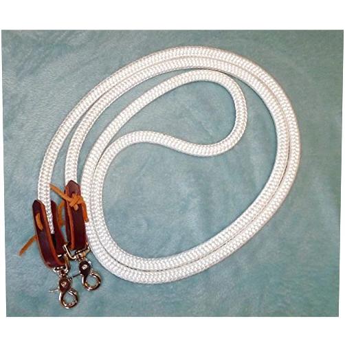 Big Sky Tack and Snacks Horse Tree Line Rope Loop Rein Roping Rein 7' 8' 9' 10' White or Black