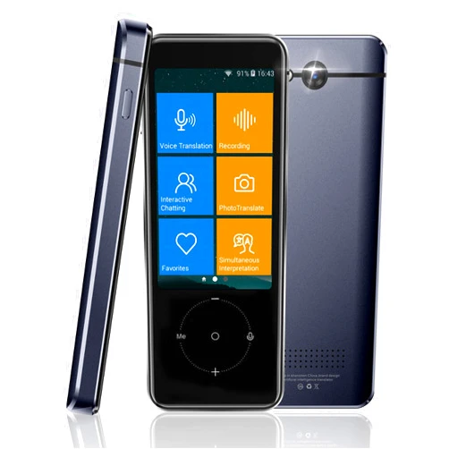 Lincom Languages Translator Device, Portable 107 Languages Two-Way Instant Translator Device, WiFi Connection, Voice & Text & Photo Translation, Offline Translator with 3.0 HD Screen, 60 Mins Audio Memo