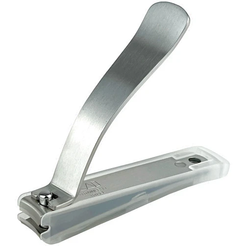 Generic Japanese Kai Nail Clippers Type 003M Stainless Steel Fingernail Toenail Thick Nail Clipper Cutter KE0103 with File & Catcher for Adult Seniors Men Women