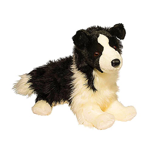 Douglas Chase Border Collie Dog Plush Stuffed Animal