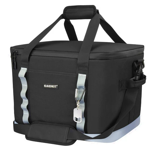 GARDRIT 30/60 Can Large Cooler Bag - Collapsible Insulated Lunch Box, Leakproof Cooler Bag Suitable for Camping, Picnic& Beach (39L)