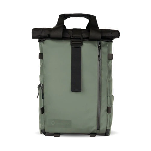 WANDRD PRVKE Lite - Photography Bag - Water Resistant Camera Backpack for Photographers - Anti-Theft Travel Bag with 14-Inch Laptop Sleeve and Fleece-Lined Pockets (Wasatch Green)