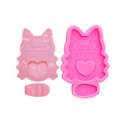 DIYX STORE New 2024 Glossy Crossing Animals DIY Handmade Keychain Pendant Earrings Epoxy Flexible Silicone Mold Tray Mold Decoration Kitchen Accessories Creative Gift