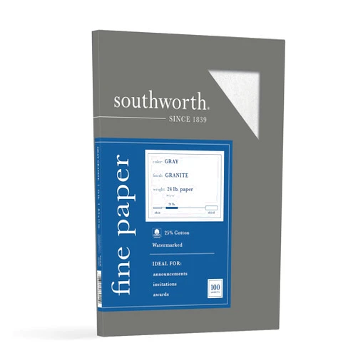 Southworth® Granite Specialty Paper, 8 1/2