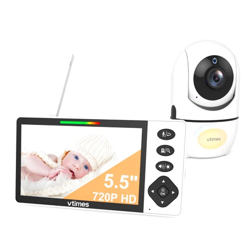 VTimes Baby Monitor with Camera and Audio, 5.5