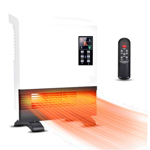 Air Choice Airchoice Electric Heater, 1500W Space Heater, Wall Mounted Room Heater with Stand, Energy Saving, Timer, 3 Modes, Quick Heat Electric Space Heater, Infrared Wall Heater for Bedroom, Bathroom, Office