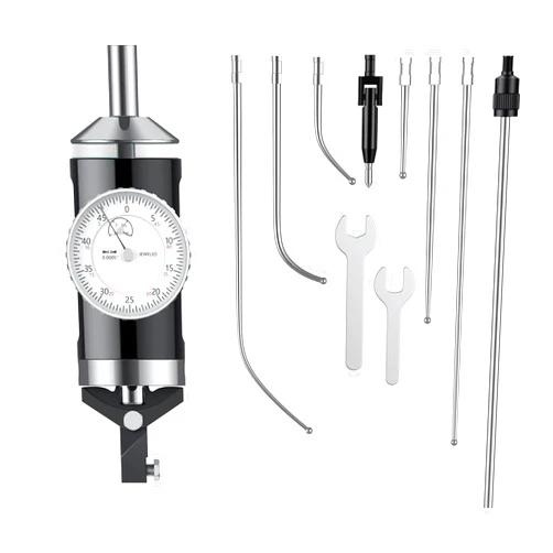 HDLNKAK Coaxial Centering Indicator Set 0-0.15''/0.0005''Standard Body, Co-Ax Precision Milling Machine Test Dial, Ideal Center Finder Tool