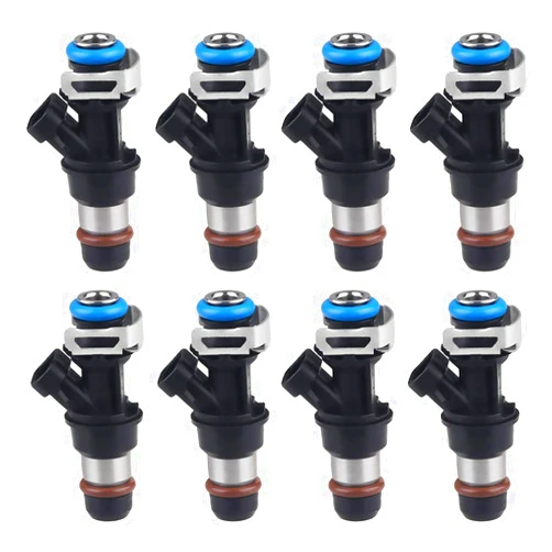 JDMON Fuel Injectors Compatible with Chevy Silverado 1500 2500 3500 Tahoe Express GMC Sierra 1500 2500 3500 Yukon Savana 4.8L 5.3L 6.0L 2001-2006 Replace 17113553 FJ315 17113698 8pcs